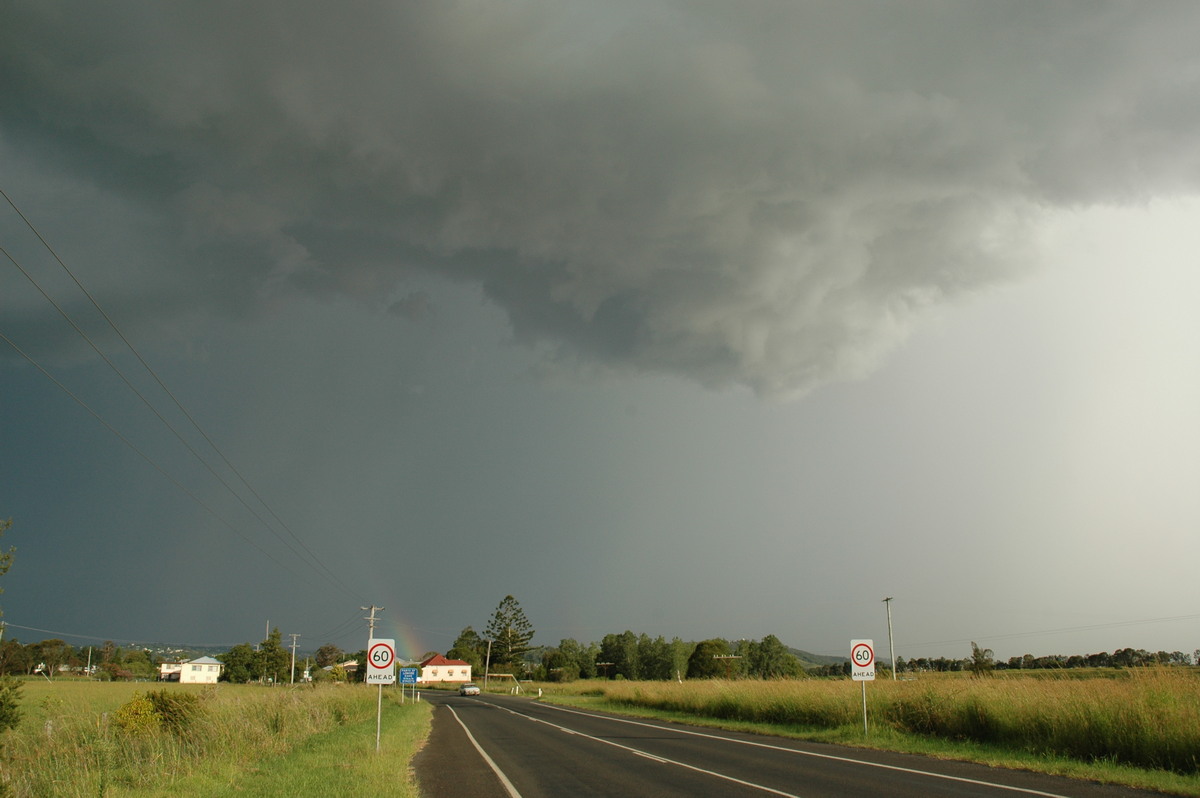 cumulonimbus thunderstorm_base : Lismore, NSW   21 January 2005