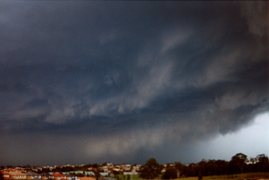 cumulonimbus supercell_thunderstorm : Parklea, NSW   2 February 2005