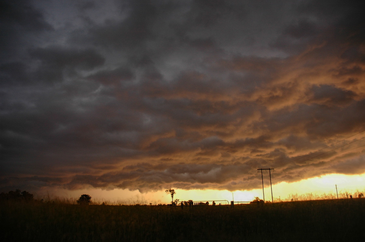 shelfcloud shelf_cloud : S of Casino, NSW   2 February 2005