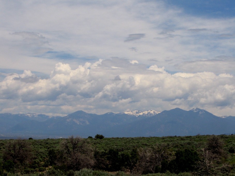cumulus mediocris : S of Taos, New Mexico, USA   27 May 2005