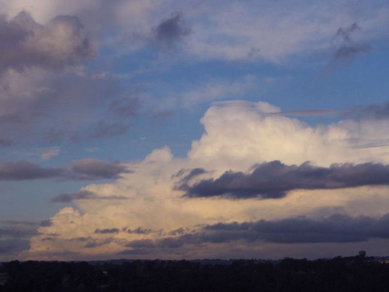 thunderstorm cumulonimbus_incus : Schofields, NSW   26 June 2005