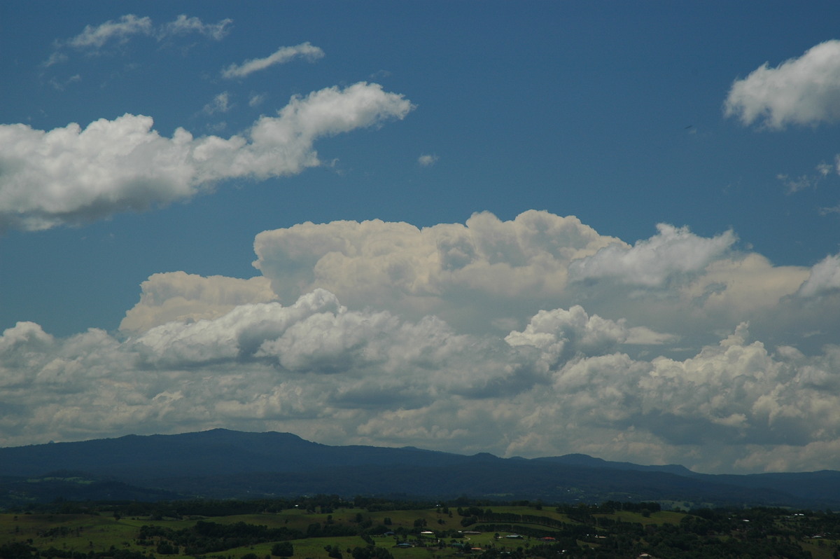 thunderstorm cumulonimbus_incus : McLeans Ridges, NSW   25 October 2005