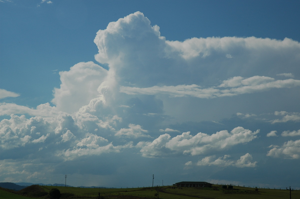 thunderstorm cumulonimbus_incus : near Kyogle, NSW   25 October 2005