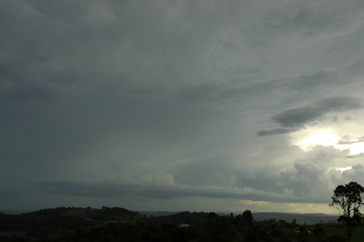 cumulonimbus thunderstorm_base : Tregeagle, NSW   5 November 2005