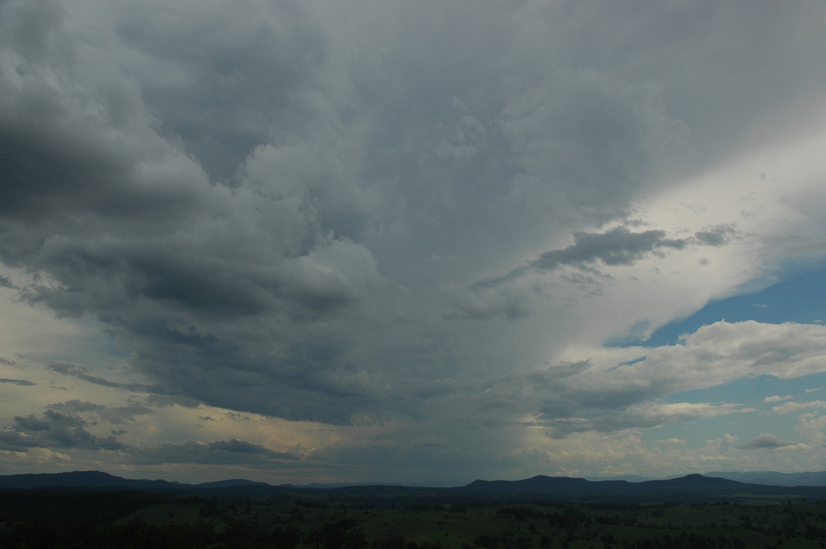 anvil thunderstorm_anvils : Mallanganee NSW   9 November 2005