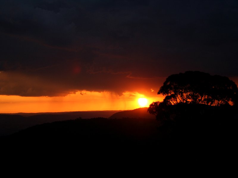 sunset sunset_pictures : Mt Lambie, NSW   22 November 2005