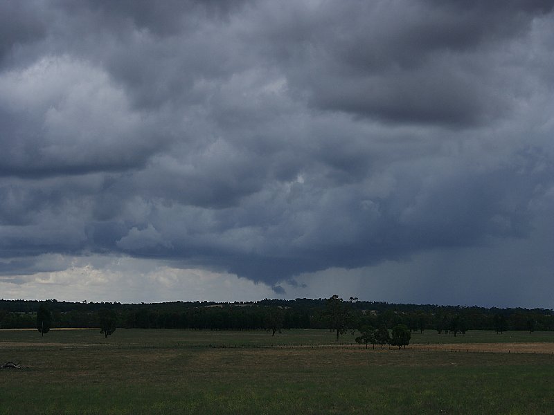 wallcloud thunderstorm_wall_cloud : W of Mendoran, NSW   25 November 2005