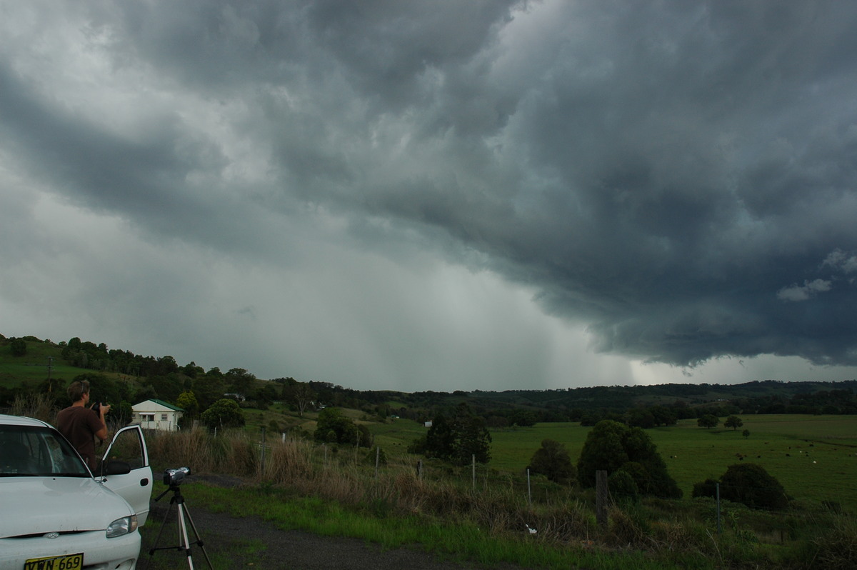 cumulonimbus thunderstorm_base : near Lismore, NSW   29 November 2005
