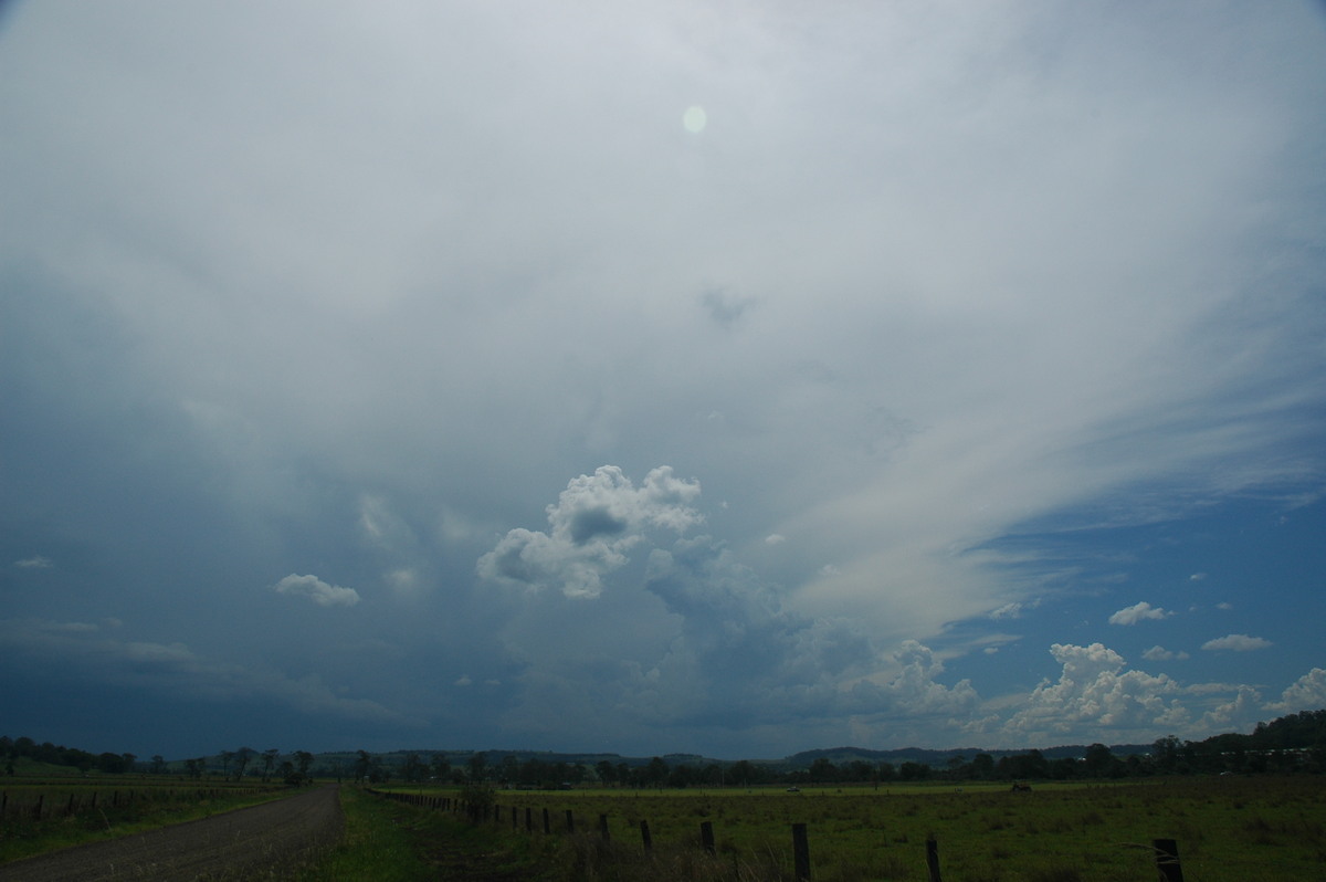 anvil thunderstorm_anvils : Wyrallah, NSW   8 December 2005