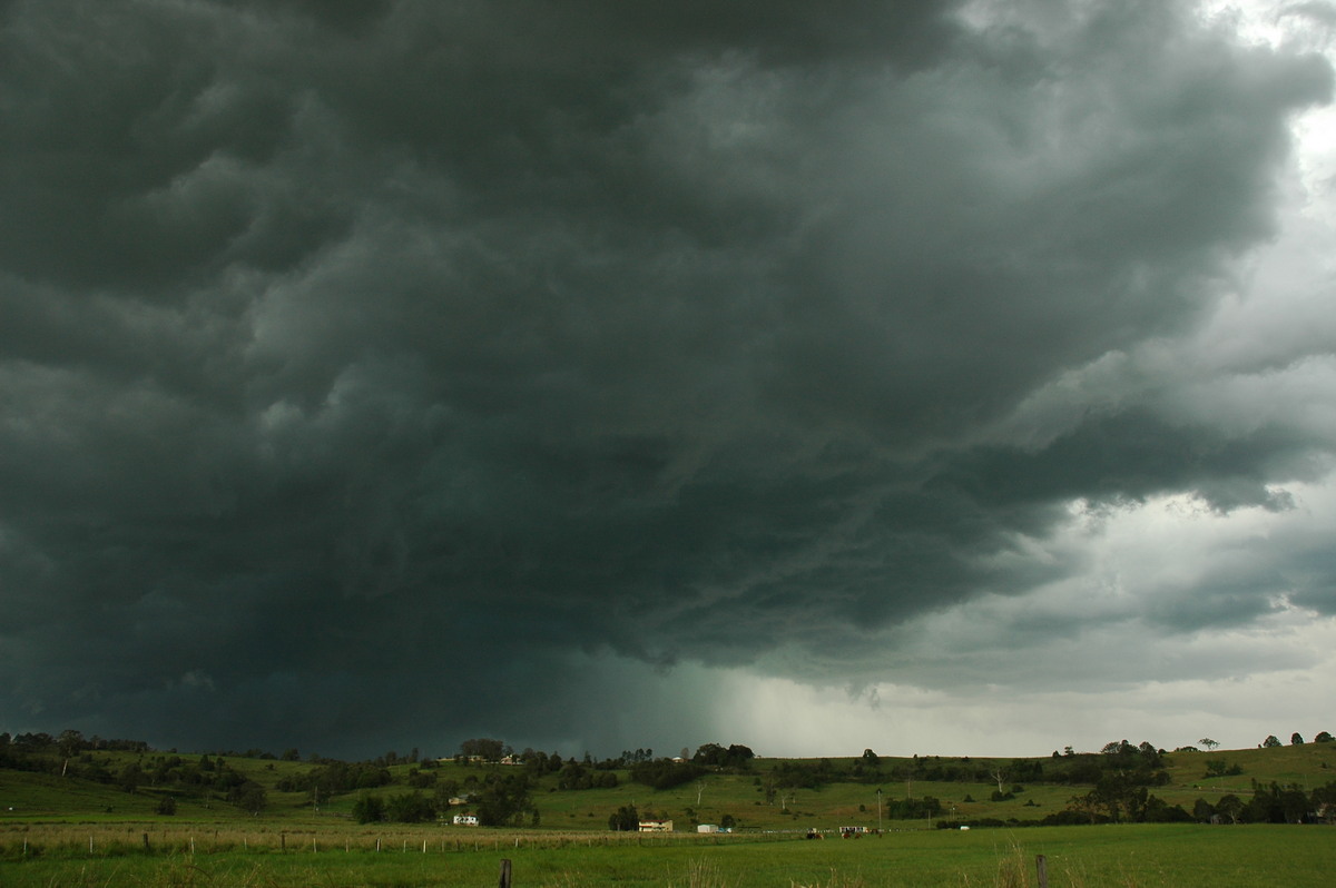 cumulonimbus thunderstorm_base : Wyrallah, NSW   8 December 2005