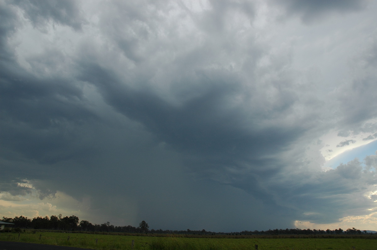 cumulonimbus thunderstorm_base : near Casino, NSW   13 December 2005