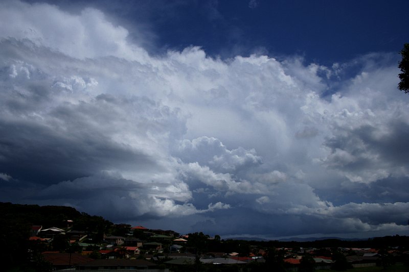 cumulonimbus thunderstorm_base : Hallidays Point, NSW   17 December 2005