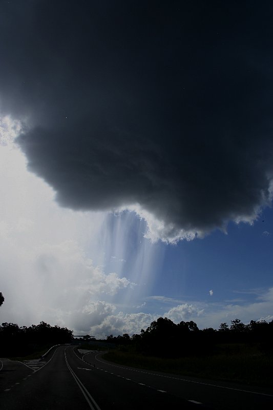 cumulonimbus thunderstorm_base : near Nabiac, NSW   17 December 2005