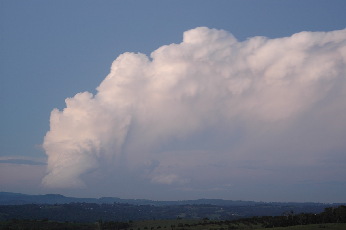 thunderstorm cumulonimbus_incus : McLeans Ridges, NSW   17 December 2005