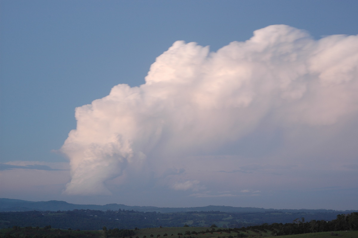 cumulonimbus supercell_thunderstorm : McLeans Ridges, NSW   17 December 2005