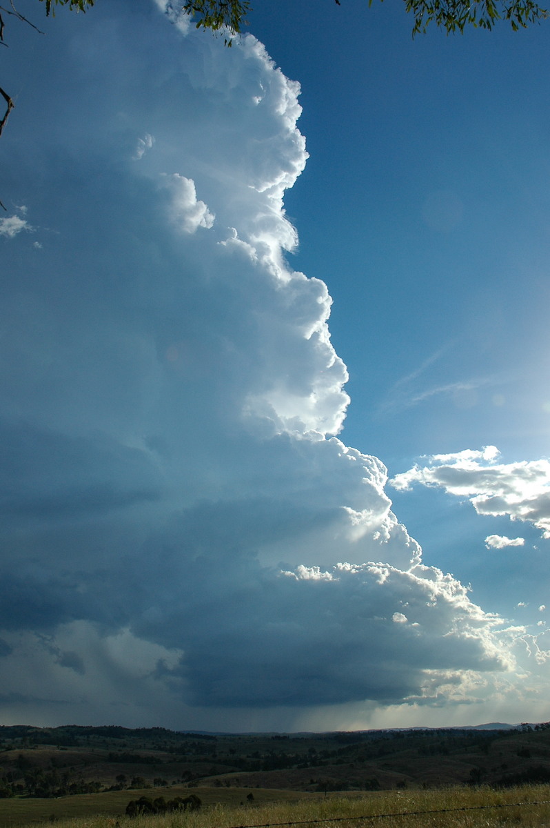 cumulonimbus supercell_thunderstorm : near Yarraman, QLD   26 December 2005