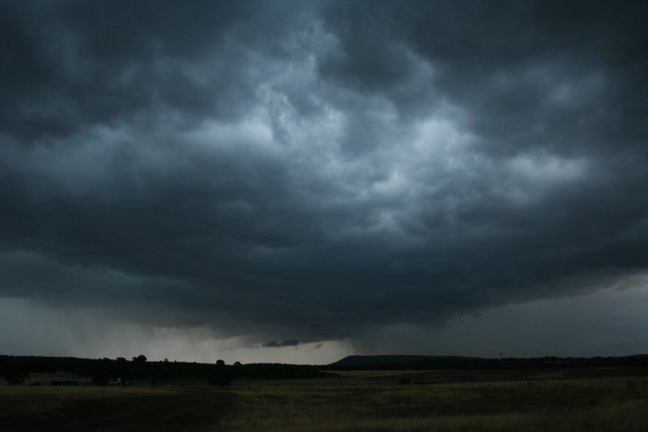 cumulonimbus thunderstorm_base : E of Parkes, NSW   15 January 2006