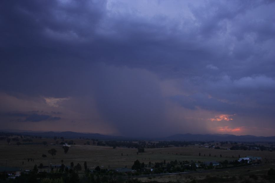 cumulonimbus thunderstorm_base : Gulgong, NSW   24 January 2006