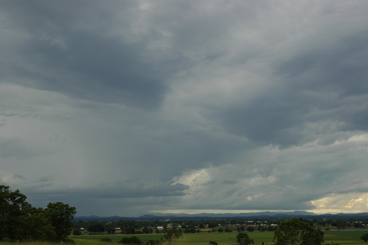 cumulonimbus thunderstorm_base : near Grafton, NSW   12 February 2006
