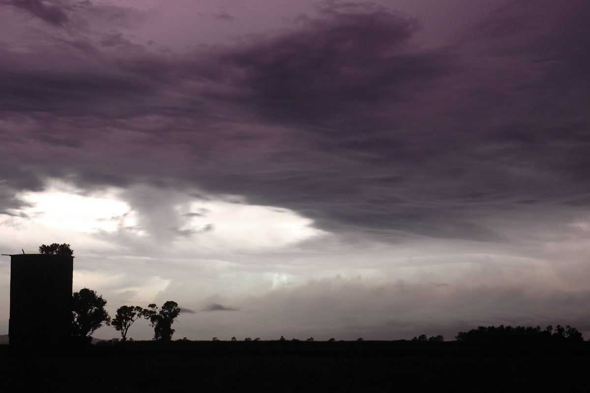cumulonimbus thunderstorm_base : Woodburn, NSW   13 February 2006