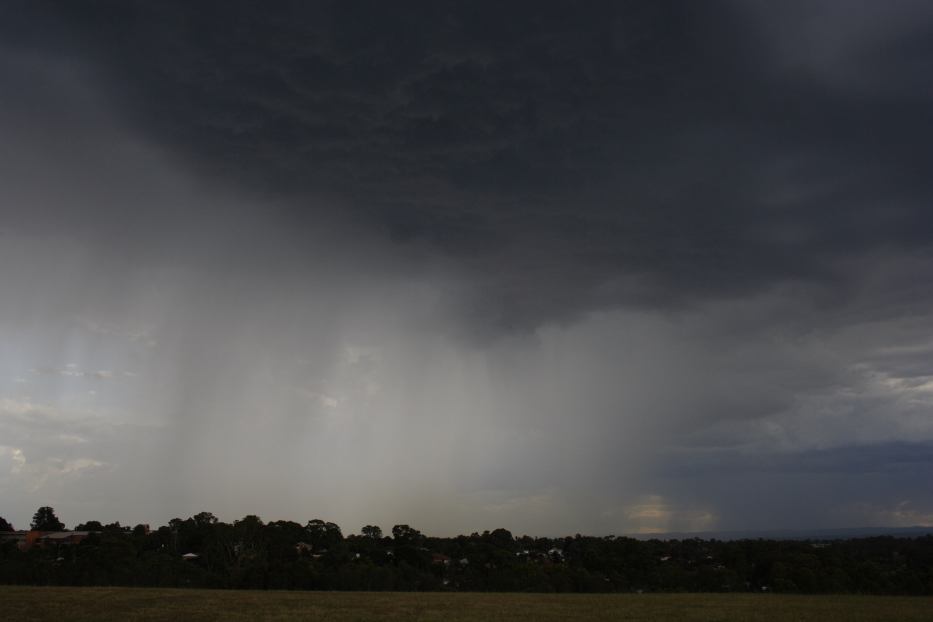 cumulonimbus thunderstorm_base : Rooty Hill, NSW   18 February 2006