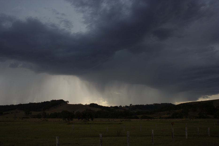 cumulonimbus thunderstorm_base : Brunkerville, NSW   19 February 2006