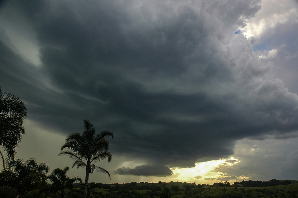 wallcloud thunderstorm_wall_cloud : Bangalow, NSW   4 April 2006