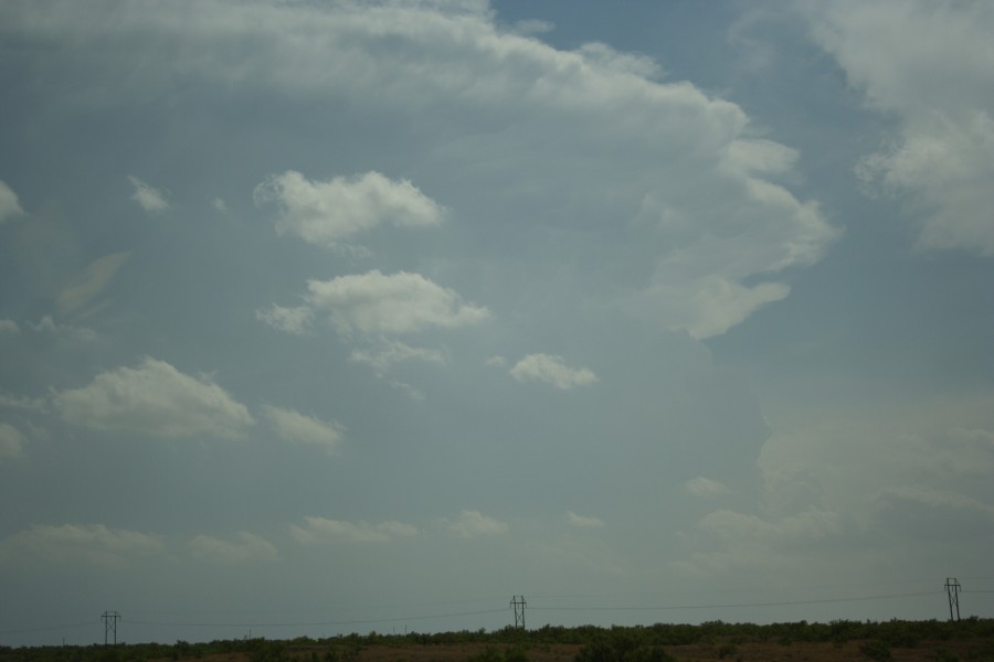 thunderstorm cumulonimbus_incus : near Memphis, Texas, USA   2 May 2006
