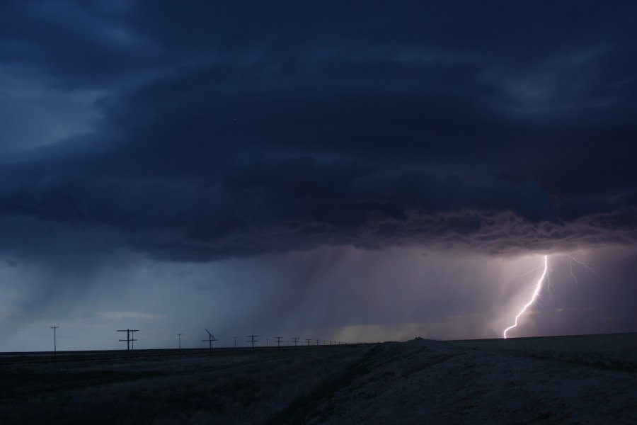 lightning lightning_bolts : near Haswell, Colorado, USA   22 May 2006