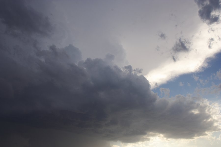 cumulonimbus thunderstorm_base : E of Woodward, Oklahoma, USA   25 May 2006