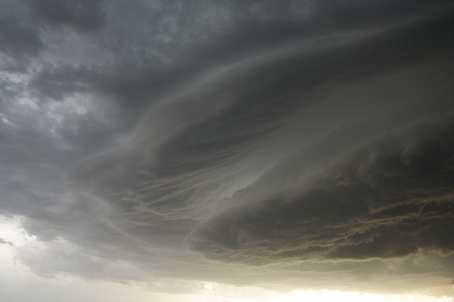 cumulonimbus thunderstorm_base : SW of Hoxie, Kansas, USA   26 May 2006