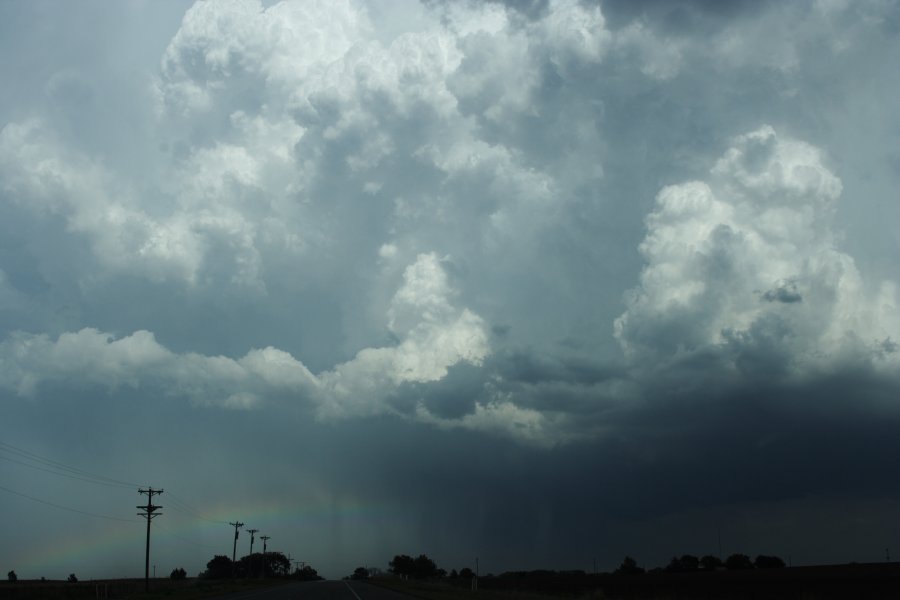 cumulonimbus supercell_thunderstorm : E of Wheeler, Texas, USA   30 May 2006