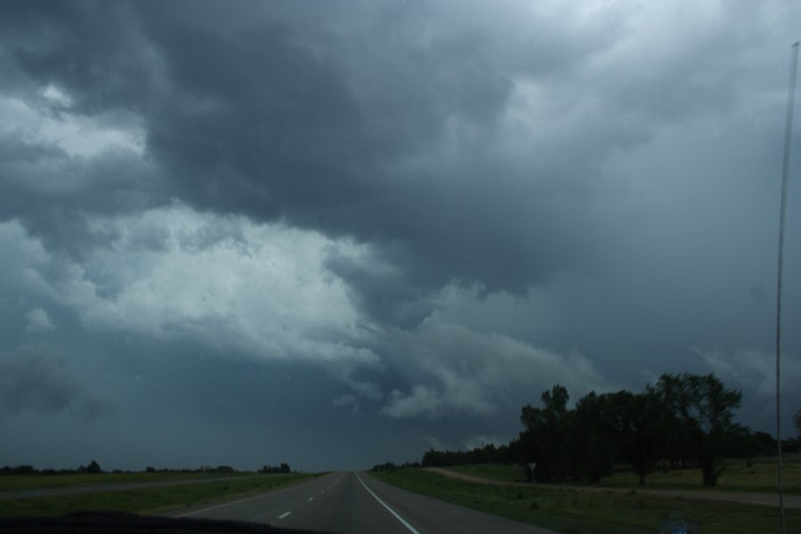 cumulonimbus supercell_thunderstorm : Sayre, Oklahoma, USA   30 May 2006