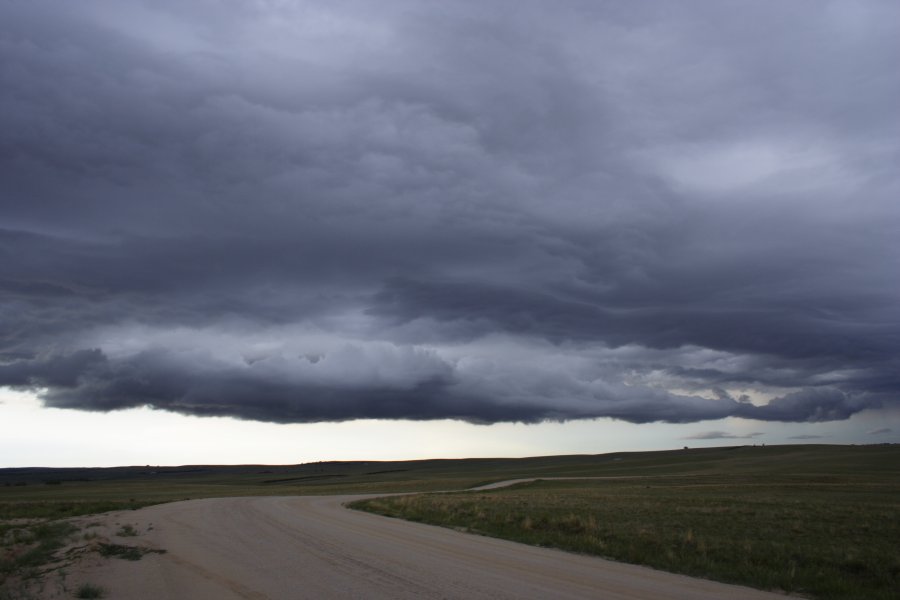 cumulonimbus thunderstorm_base : E of Castle Rock, Colorado, USA   31 May 2006