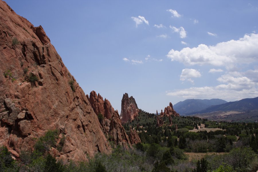 cumulus humilis : Colorado Springs, Colorado, USA   1 June 2006