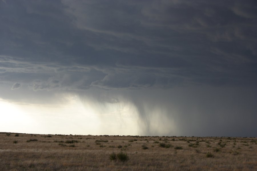 cumulonimbus thunderstorm_base : N of Clayton, New Mexico, USA   2 June 2006