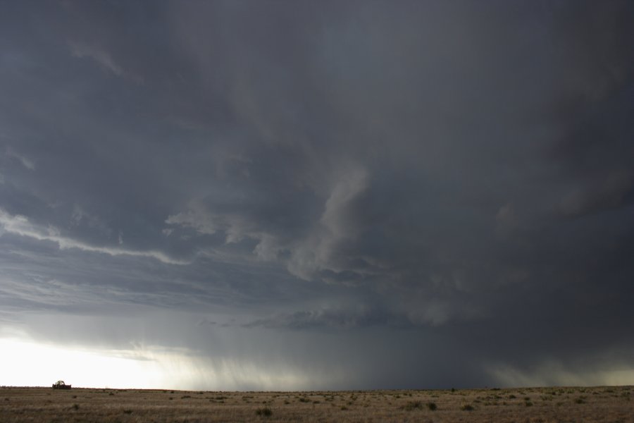 raincascade precipitation_cascade : N of Clayton, New Mexico, USA   2 June 2006