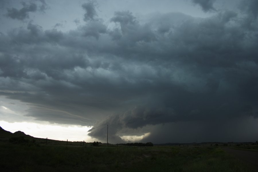 microburst micro_burst : E of Billings, Montana, USA   8 June 2006