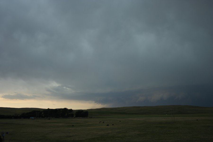 cumulonimbus thunderstorm_base : N of Authur, Nebraska, USA   10 June 2006