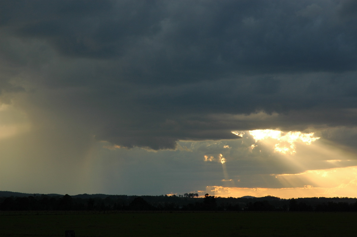 cumulonimbus thunderstorm_base : N of Casino, NSW   1 November 2006