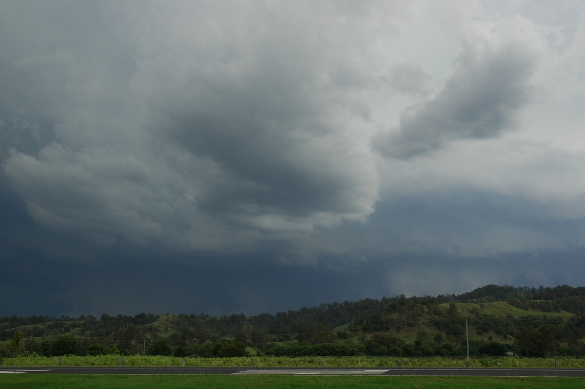 cumulonimbus thunderstorm_base : Wiangaree, NSW   8 November 2006