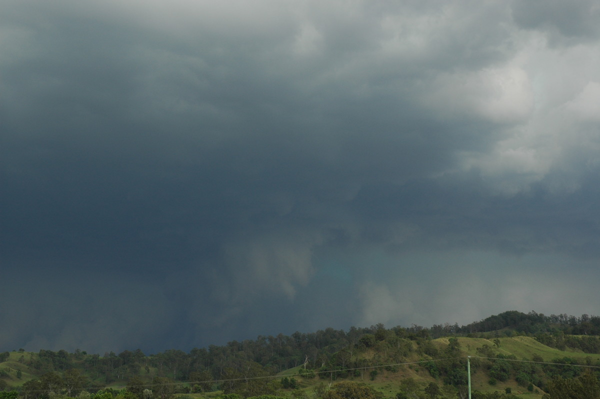 cumulonimbus supercell_thunderstorm : Wiangaree, NSW   8 November 2006