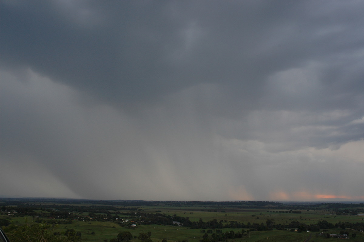 raincascade precipitation_cascade : Wyrallah, NSW   13 November 2006