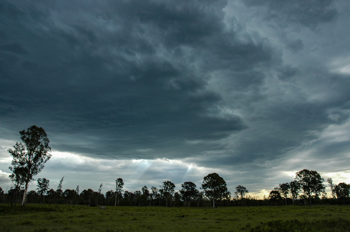 cumulonimbus thunderstorm_base : Myrtle Creek, NSW   8 January 2007