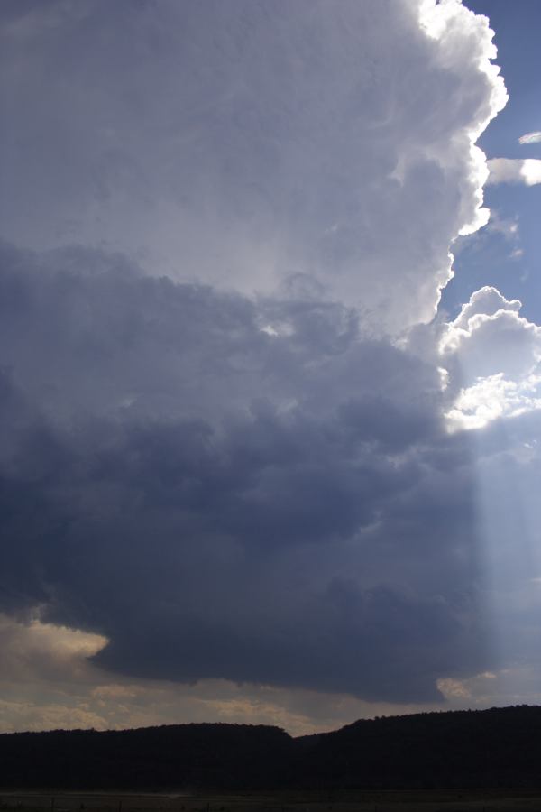 cumulonimbus supercell_thunderstorm : Castlereagh, NSW   12 January 2007