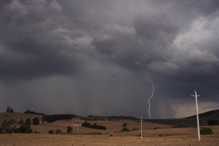 lightning lightning_bolts : E of Sunny Corner, NSW   18 January 2007