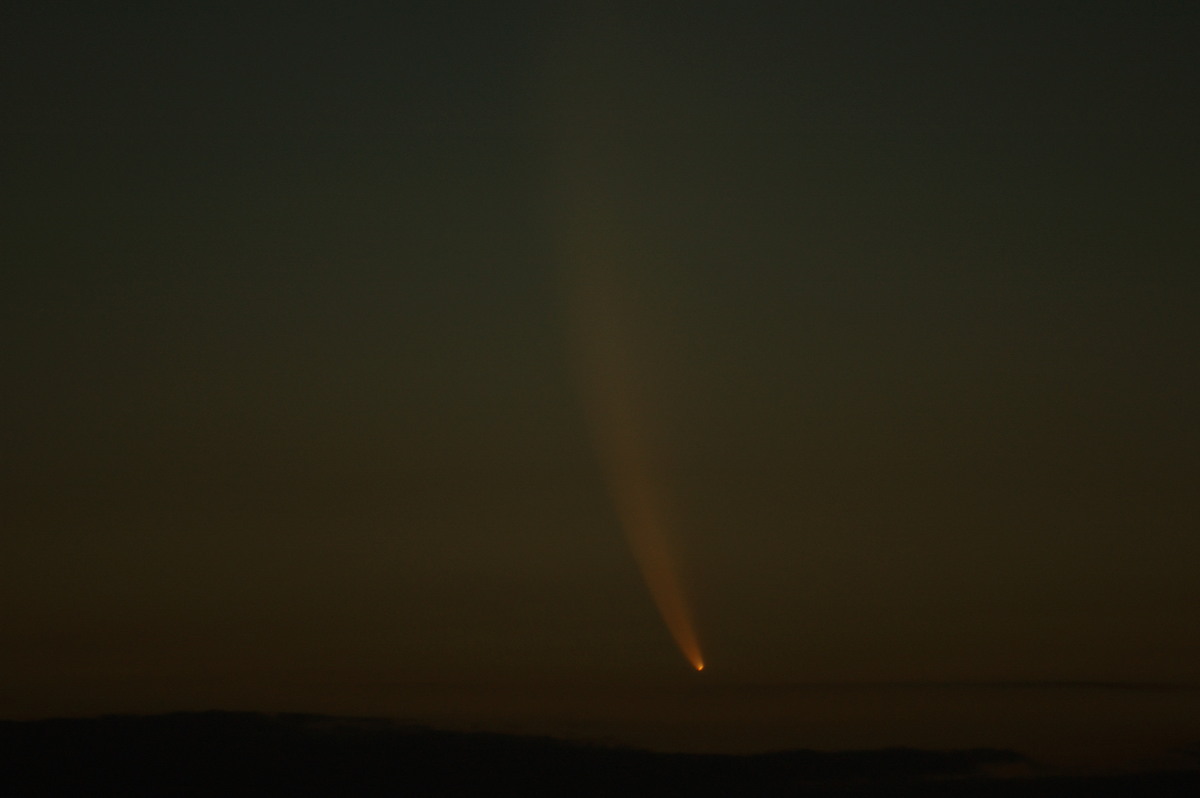 sunset sunset_pictures : Comet McNaught from McLeans Ridges   18 January 2007