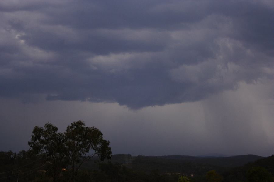 cumulonimbus thunderstorm_base : near Putty, NSW   23 January 2007