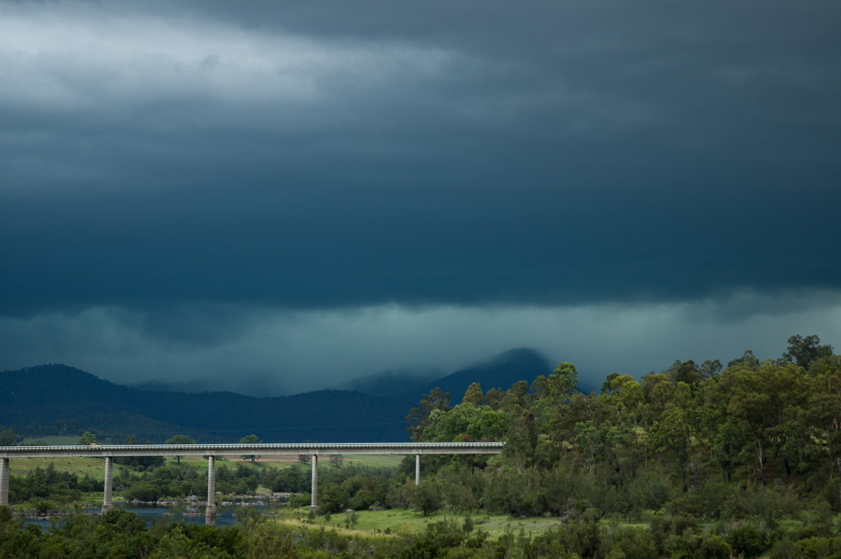 cumulonimbus thunderstorm_base : Jackadgery, NSW   26 January 2007