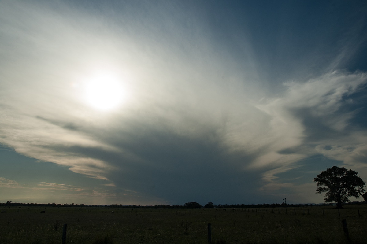 anvil thunderstorm_anvils : N of Casino, NSW   7 February 2007